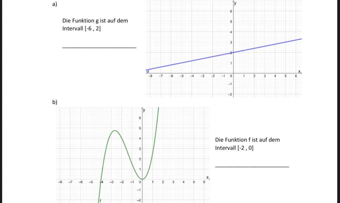 Monotonie erkennen? (Schule, Mathematik)