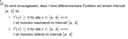 Monotonie (Mathe)? (rechnen, Funktion, Gleichungen)
