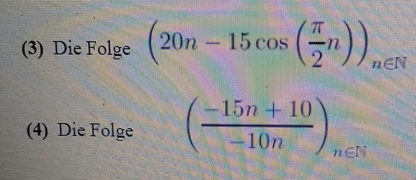 Monotonie Welches Dieser Folgen Ist Monoton Steigend Welches Ist Fallend Bzw Nicht Monoton Mathe Mathematik