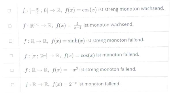  - (Funktion, Graphen, monotonie)