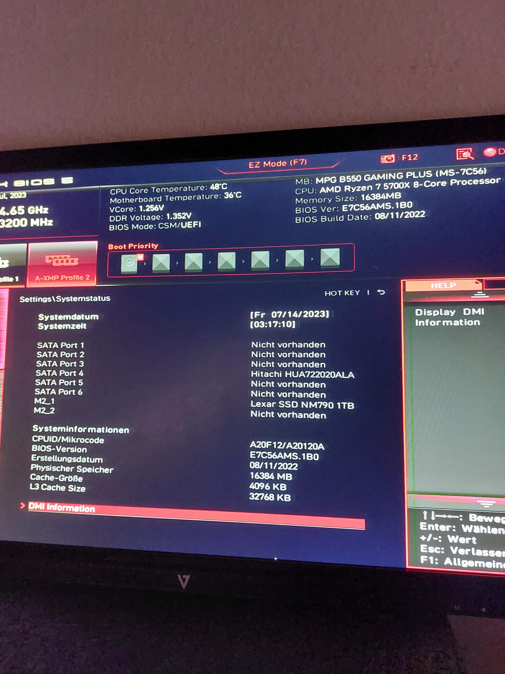 Motherboard problem beim booten? (USBStick, HDD)