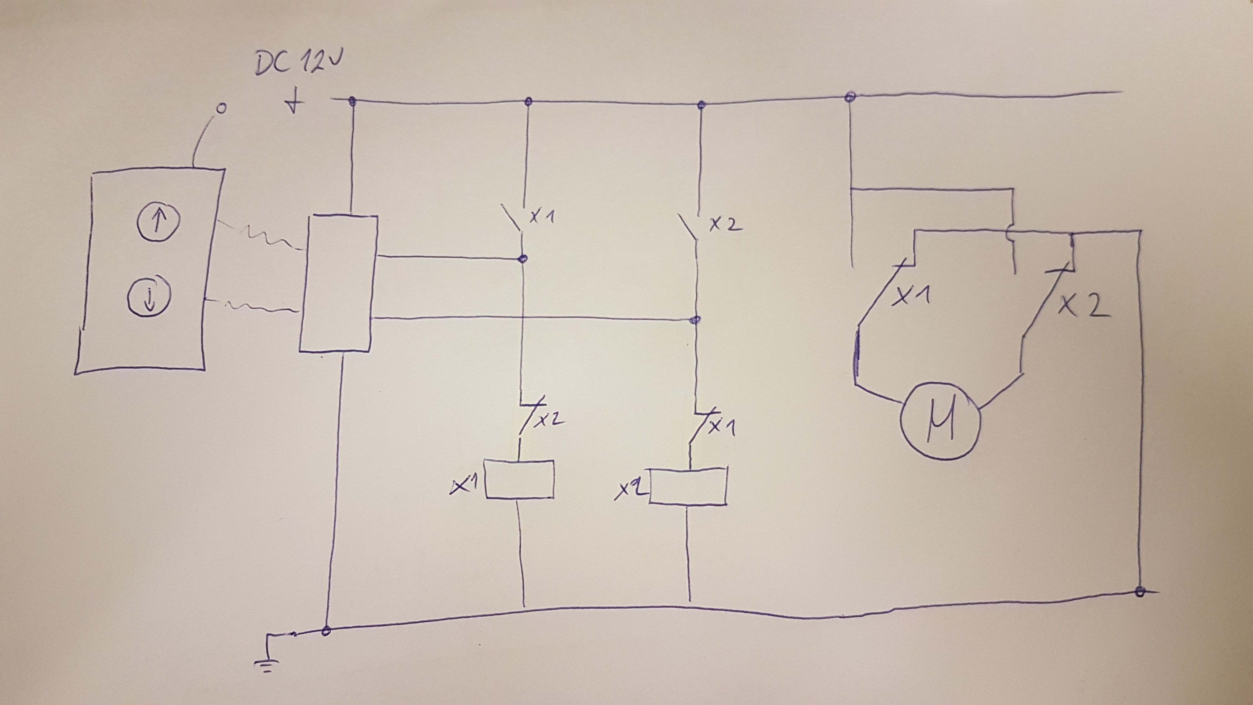 Wendeschützschaltung Schaltplan Motor