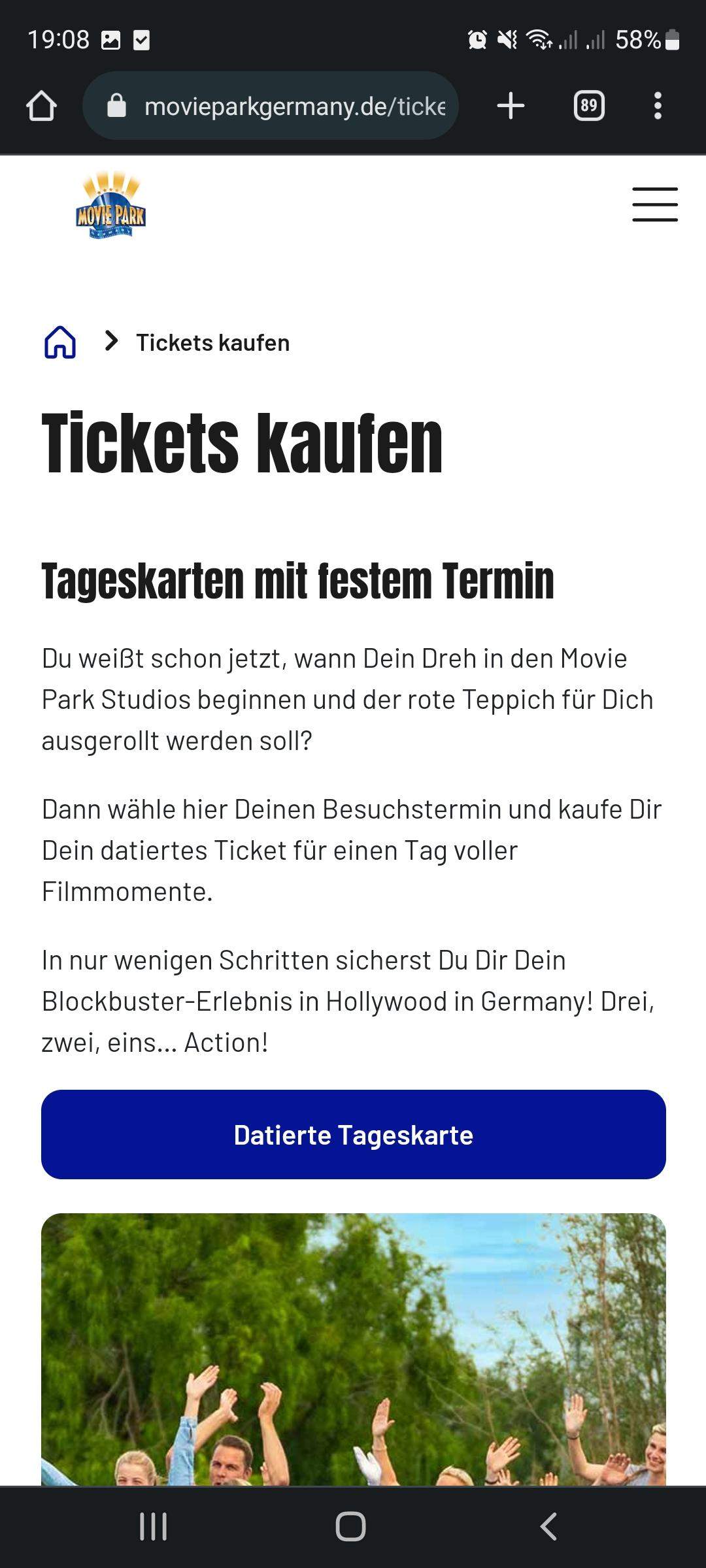 Kann Man Movie Park Tickets Stornieren Movie Park ticket datiert oder nicht datiert? (Freizeitpark)