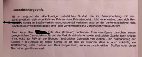 Mpu Gutachten Eher Positiv Oder Negativ Fuhrerschein Fuhrerscheinentzug Fuhrerscheinstelle