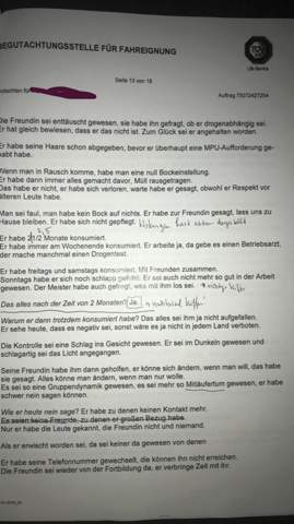 Mpu Nicht Bestanden Fuhrerschein