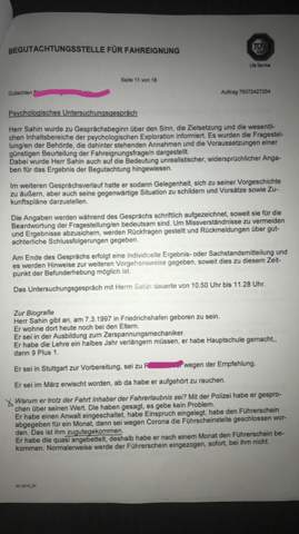 Mpu Nicht Bestanden Fuhrerschein