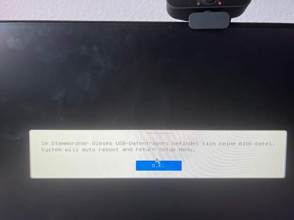 MSI BIOS Update Fehler?