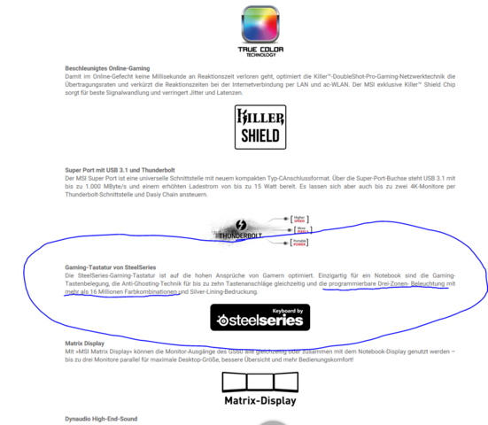 MSI GE60 Tastaturbeleuchtung? Gaming, Notebook)