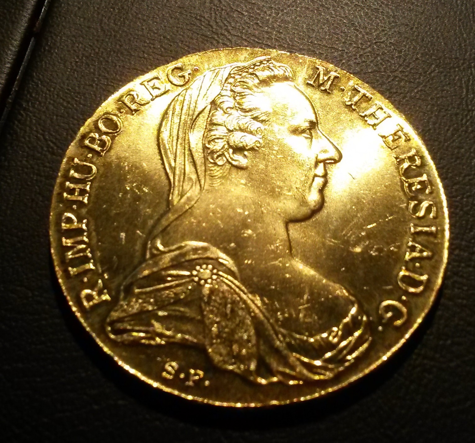 Münze Österreich Maria Theresia in Gold? (Hobby, Münzen, sammeln)