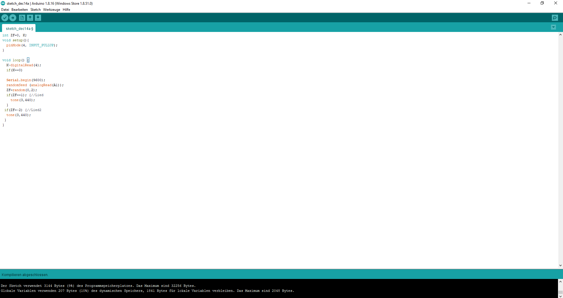 arduino mit taster musik auswähle? Schule, Technik)
