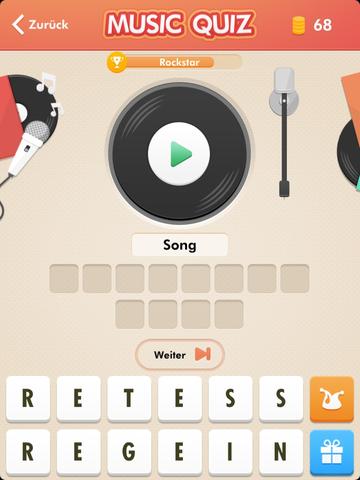Musik Quiz - (Musik, Song)
