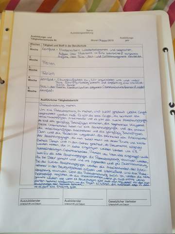 Muss Ein Berichtsheft Ordentlich Geschrieben Werden Ausbildung Handschriftlich Berichtsheft Ausbildung Berichtsheft Verkäufer Ideen