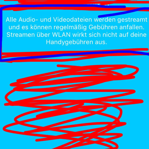 Was hat der Text zu bedeuten? Muss ich etwas bezahlen? - (Musik, App, Kosten)