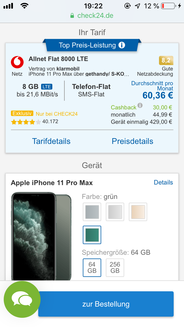 Apple Iphone 11 Vertrag Check24 Test