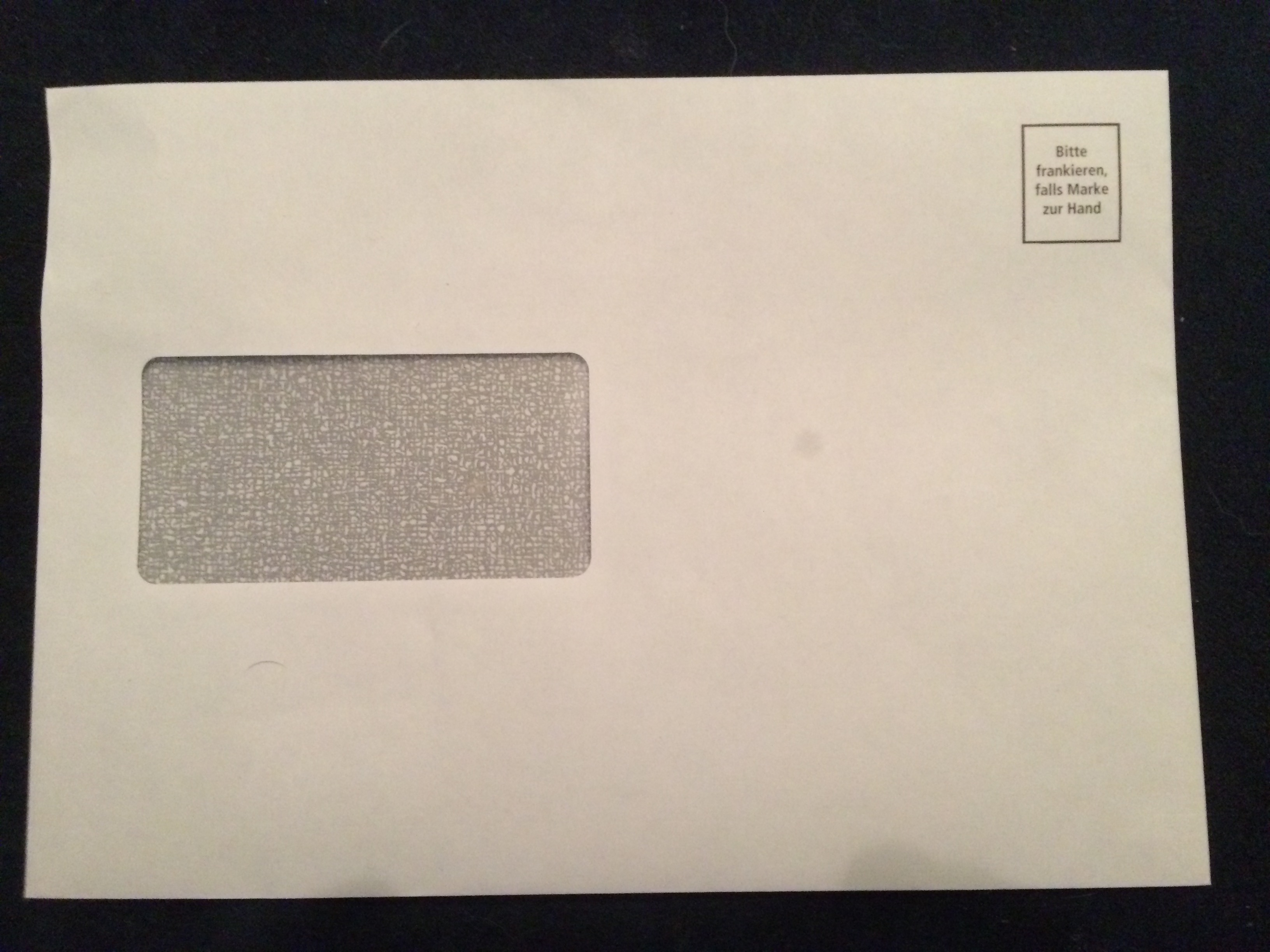Was Heißt Bitte Freimachen Falls Briefmarke Zur Hand