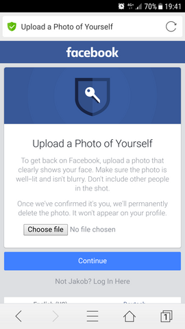 Muss Ich Ein Profilbild Von Mir Selbst Bei Facebook Verwenden Handy Smartphone Profil
