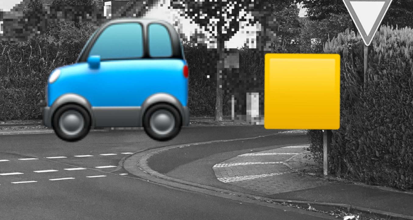 Muss ich hier nur Radfahrer oder auch Fußgänger rüberlassen