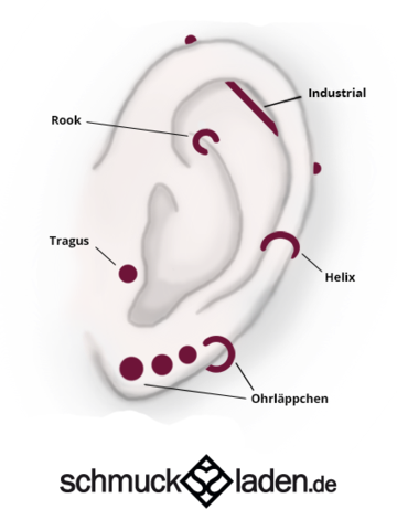 "Helix" - (Ohrloch, stechen, Helix)