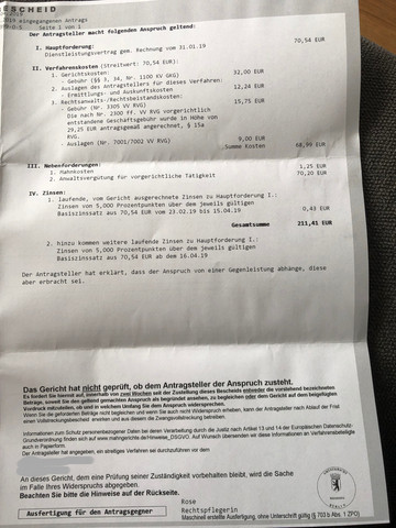 Muss Man Einen Mahnbescheid Vom Amtsgericht Bezahlen Obwohl Er