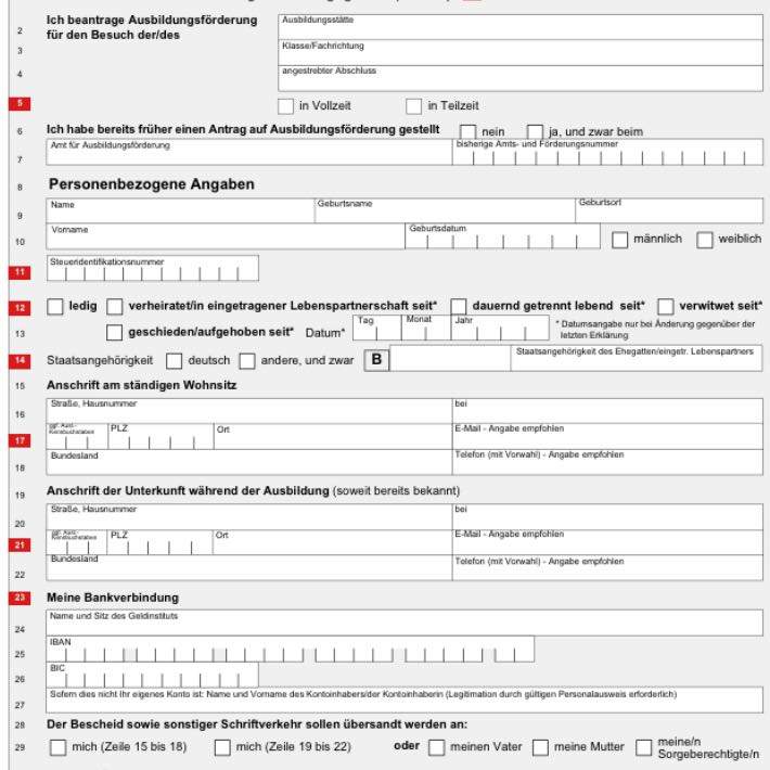 Muss man nur diesen Antrag ausfüllen? (Recht, Eltern, Abitur)