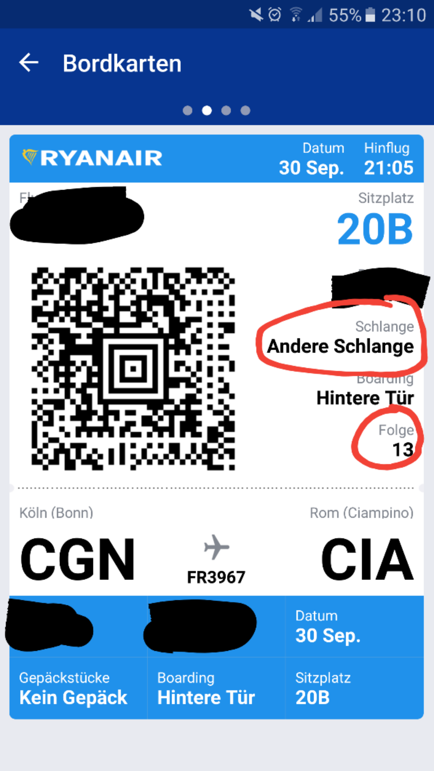 Muss man sich nachdem Online Check-In nochmal am Flughafen einchecken