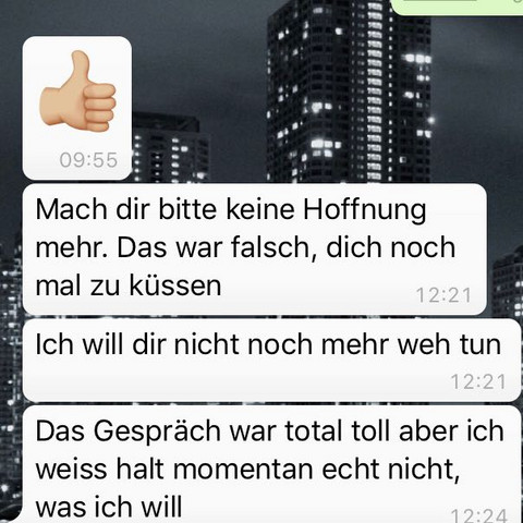 Nach zu mir ist er kalt warum der trennung so Warum sind