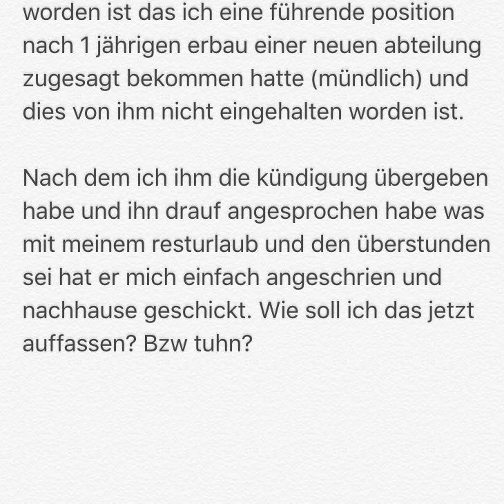 Nach Der Kundigung Wurde Ich Nachhause Geschickt Wie Soll Ich Das Jetzt Auffassen