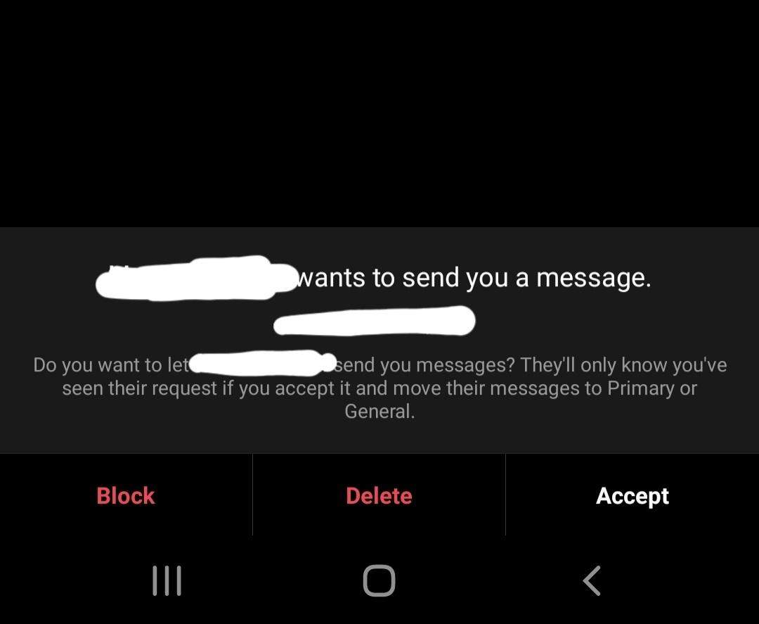 Nachrichtenanfragen ohne Benachrichtigung und Nachricht? (Handy,