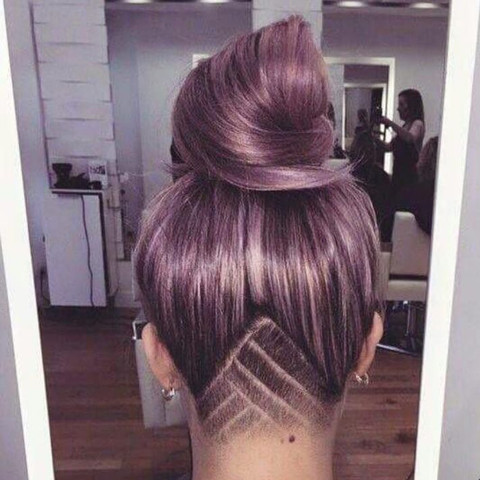 Passt Ein Nape Undercut Bei Langen Haaren Madchen Haare Frisur
