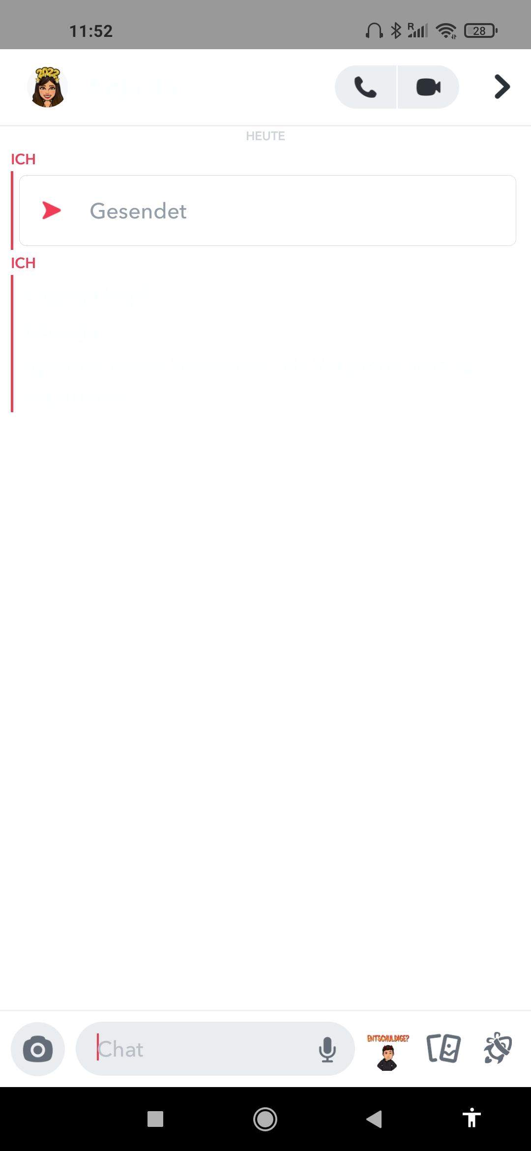 Narichten bei Snapchat unsichtbar, wie kann man das reparieren? (Handy