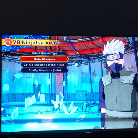 Man erkennt ich kann nichtmal die anderen optionen anklicken - (PlayStation 4, Naruto)