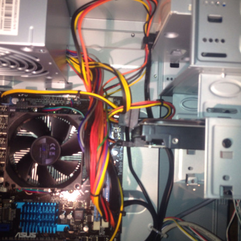 Mitte/Oben Vom PC Gäuse. Danke - (Computer, PC, Technik)