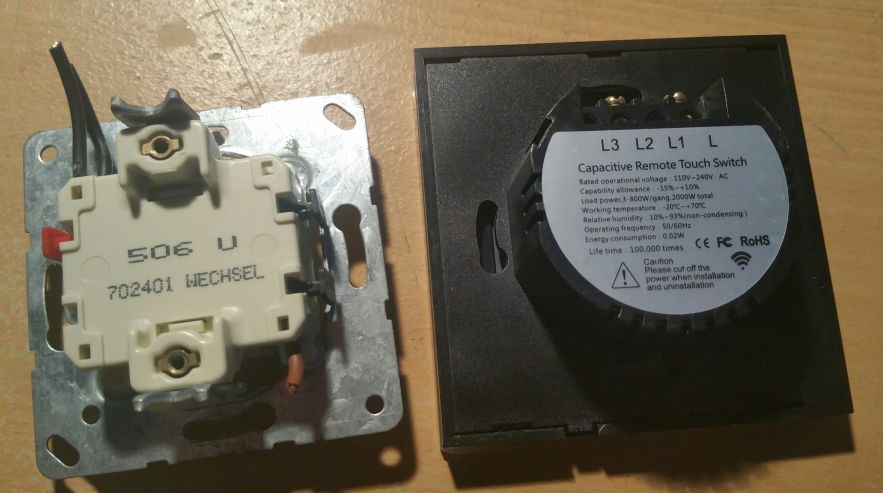 Neuer Lichtschalter: Wie anschließen/verkabeln? (Kabel)