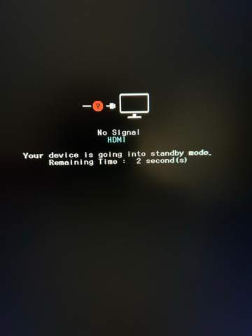 the display will go into standby mode in 4 minutes... Monitor Fiept Im Standby :( _ Pc im standby modus = piepton! – MHWJLJ