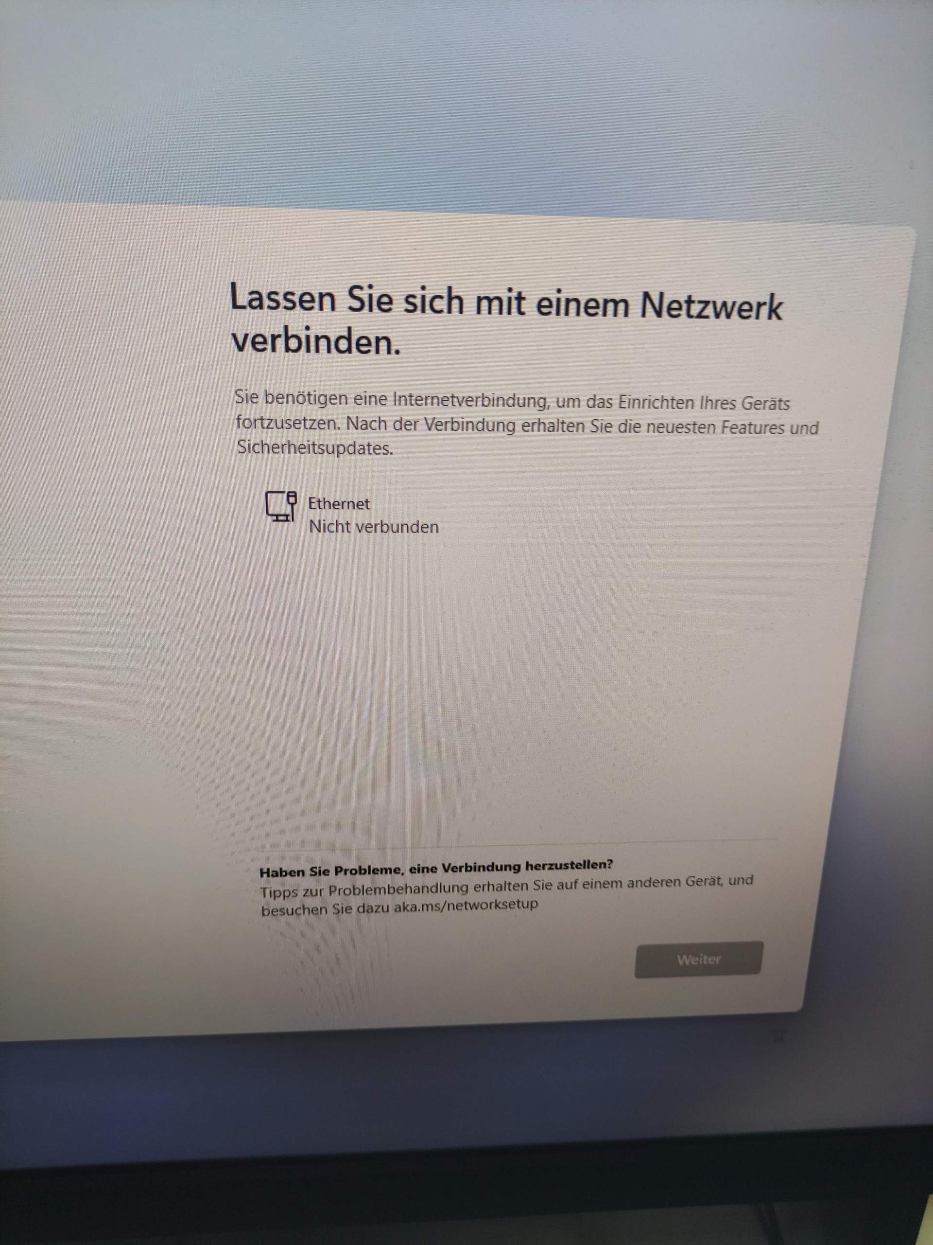 Neuer PC verbindet sich nicht mit Technik, Netzwerk)
