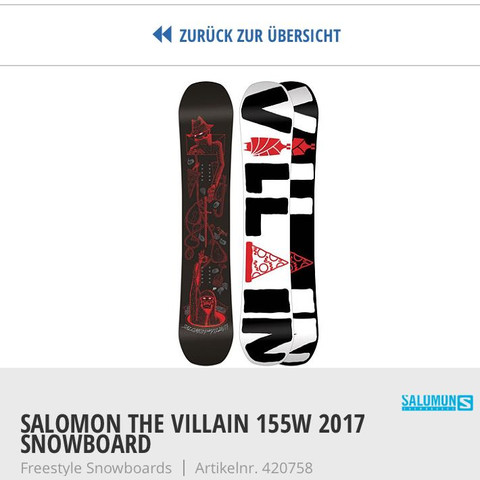 Salomon The Villain - (wachsen, Snowboard)
