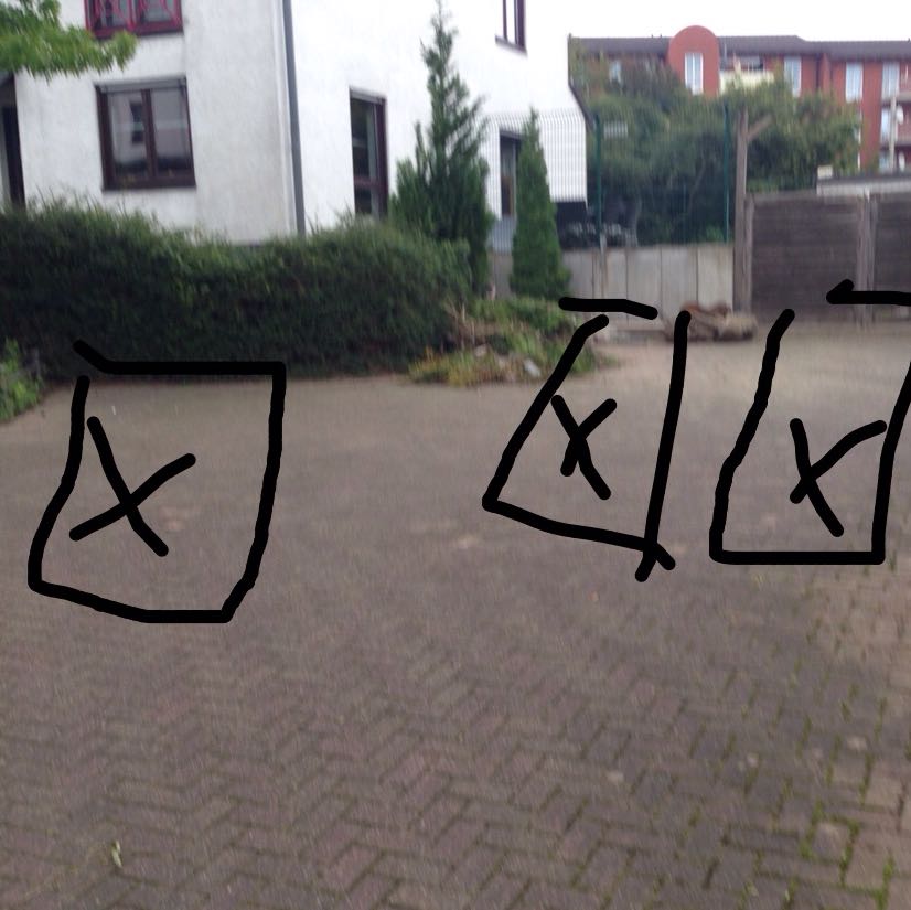 Neues Haus, wo darf man nicht parken? (Verbot) Neues Haus, wo darf man nicht parken? (Verbot)