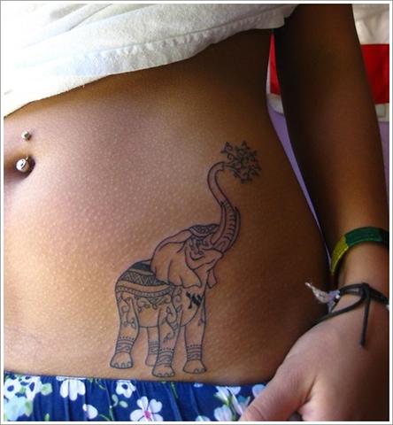 das elefant tatto - (Bedeutung, Tattoo)