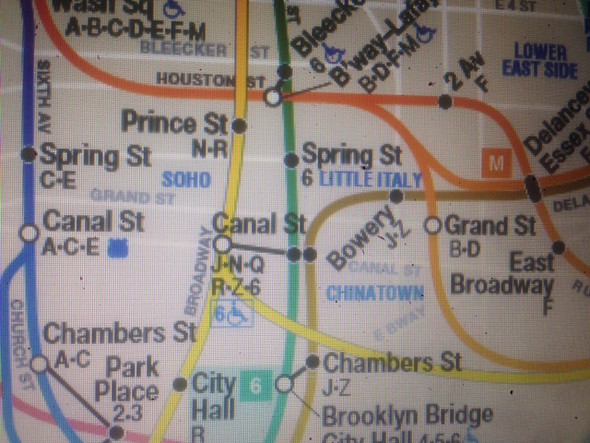 Subway plan - (New York)
