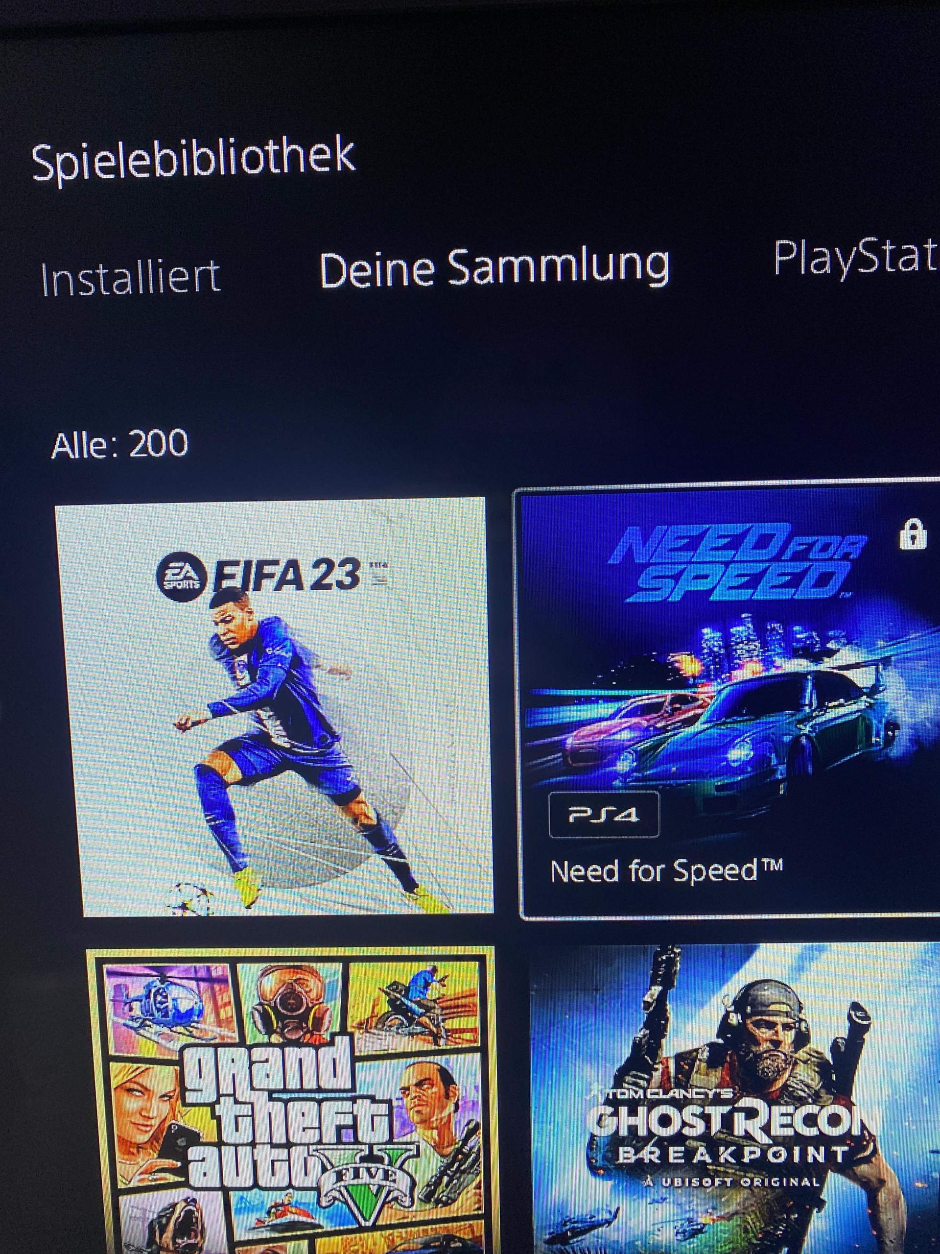 ps4 spiel zurückgeben NFS PS5 Schloß vor? (PlayStation 4, PlayStation, PlayStation 5)