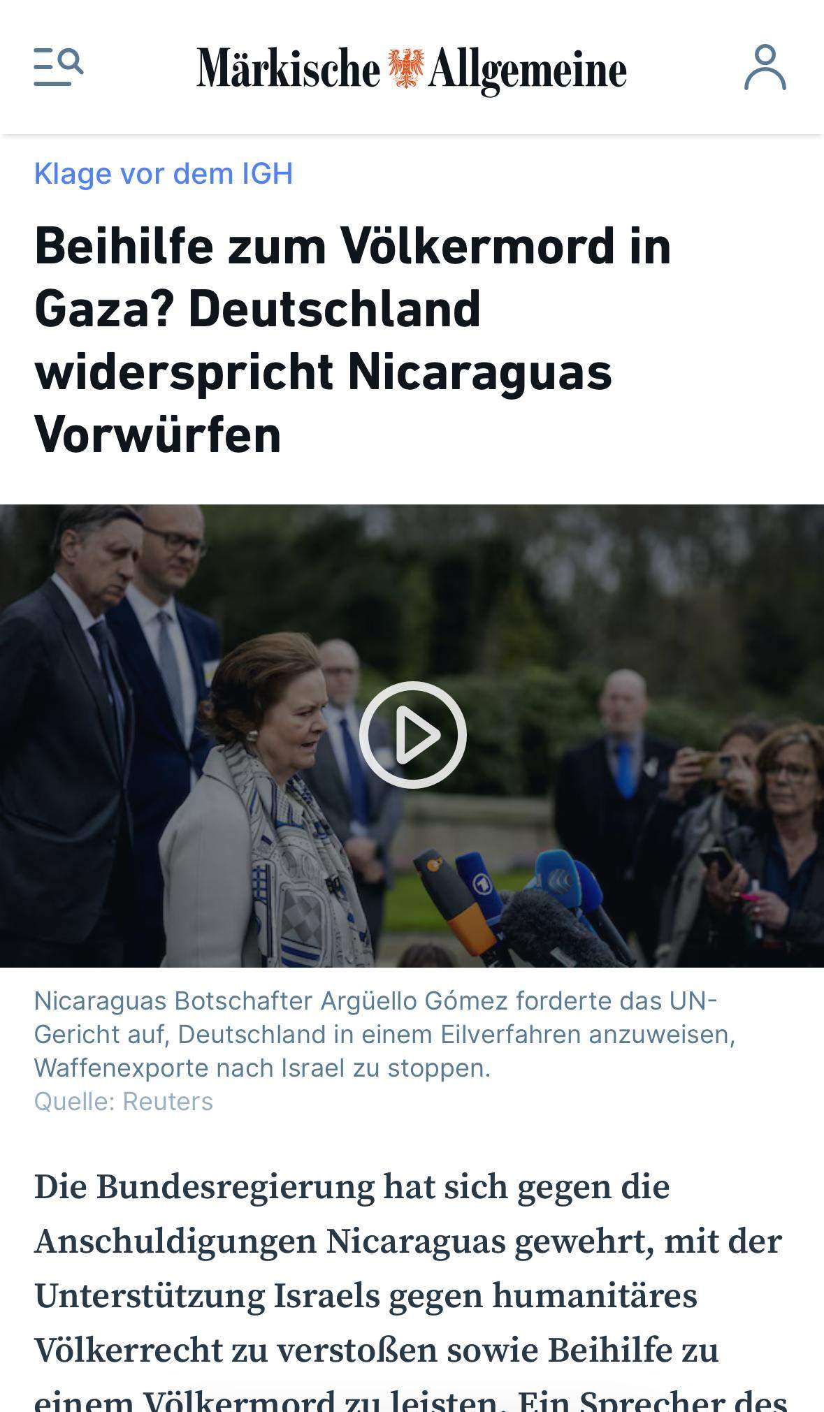 Nicaragua weiter mit Geld gefügig machen? (Politik, Krieg, Palästina)
