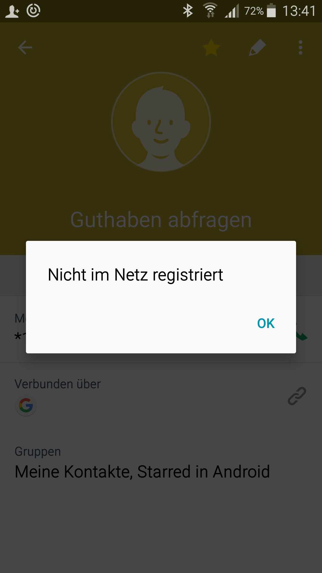 Nicht im Netz registriert (galaxy s5)? (Handy, SIM-Karte)