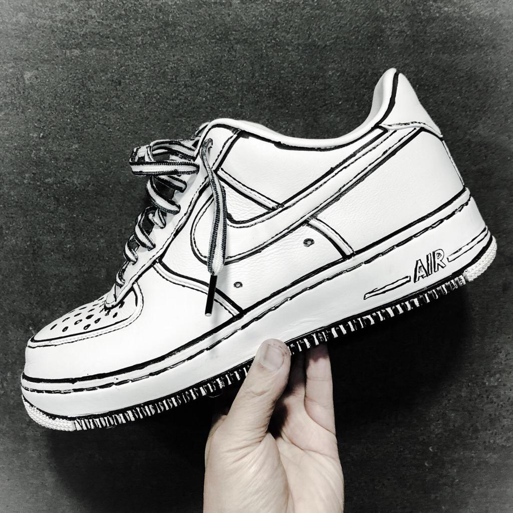 Custom Black Air Force 1 Cartoon - Custom Cars