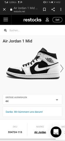 Nike Air Jordan 1 Weiß Schwarz?