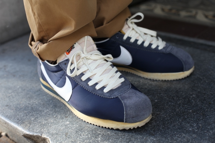 nike cortez vintage bleu