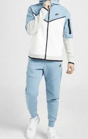 Zip Hoodie Nike Fleece Anzug Hellblau Fleece Nike Air Max