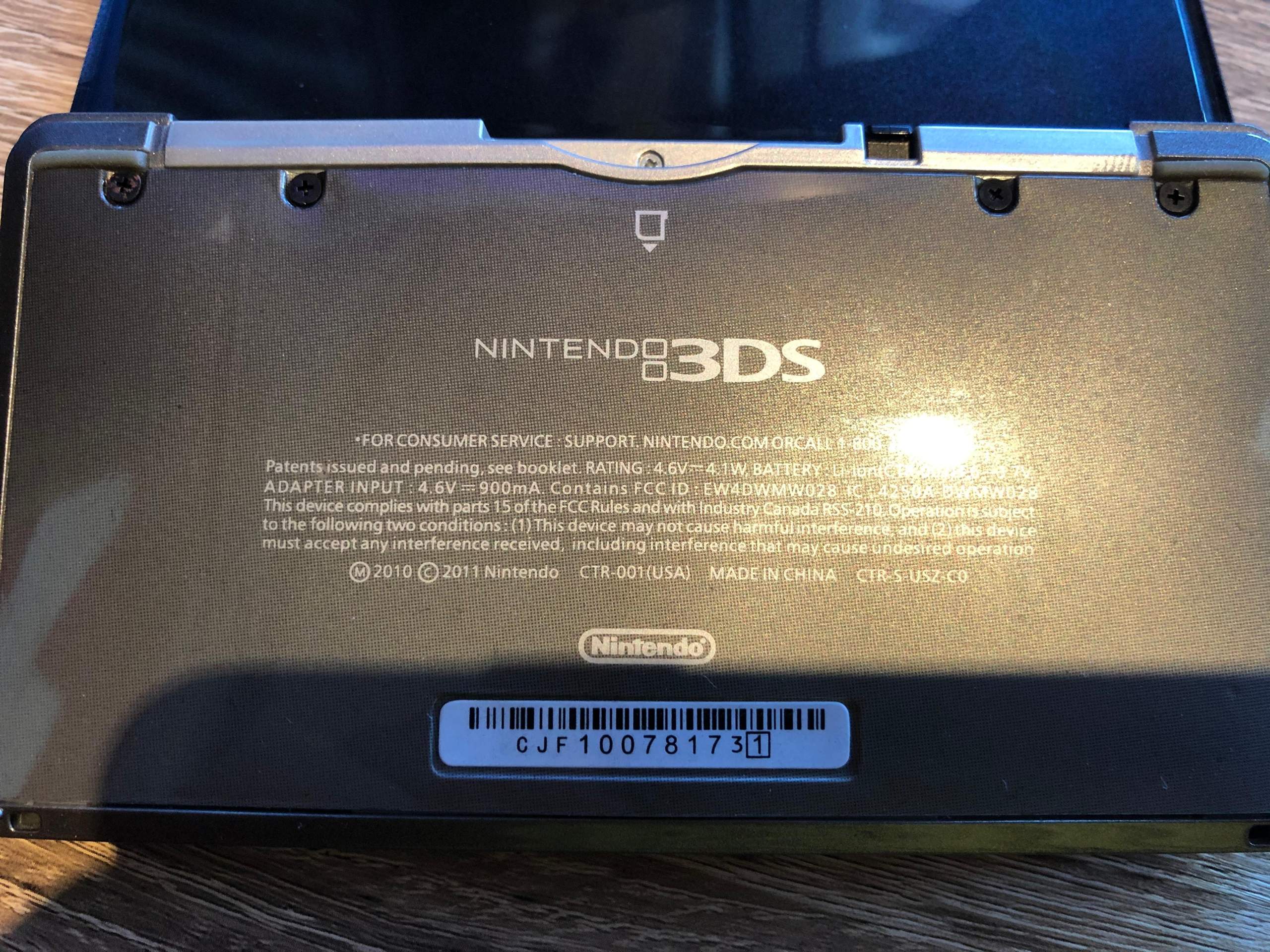 Nintendo 3DS Seriennummer prüfen (vermutlich Fake)? Technik