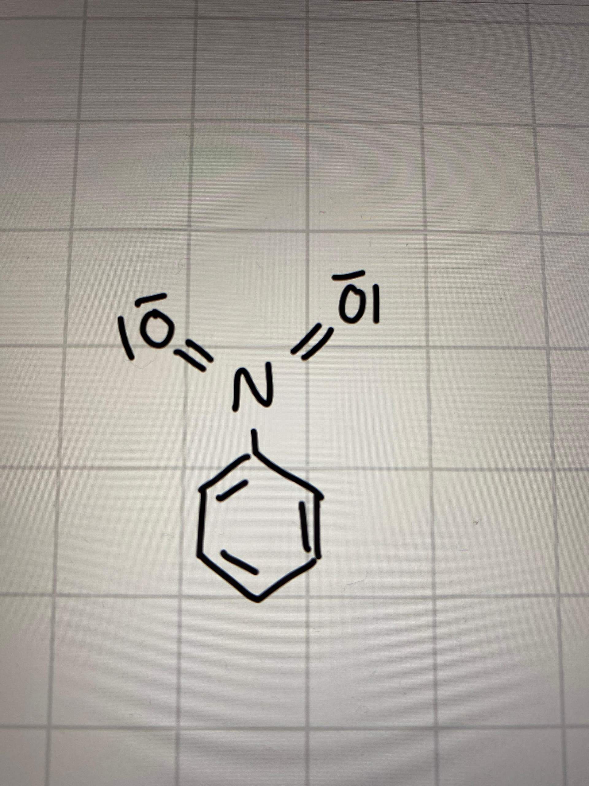 Nitrobenzol Strukturformel? (Schule, Chemie, Moleküle)