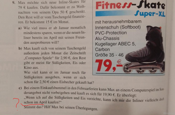- (Rechnung, math)