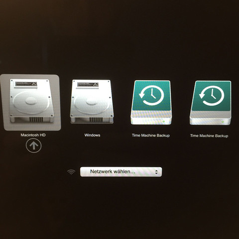 Bootvorgang mit angeschlossener USB-Festplatte - (Apple, Festplatte, Macbook)